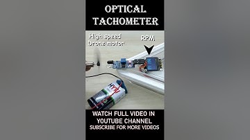 How to make Optical Tachometer #arduinoproject #arduino