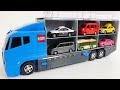 【トミカ】トミカのミニカーを開封してブルーコンボイに収納しよう☆Let's open Tomica's miniature car and store it in the Blue Convoy ☆