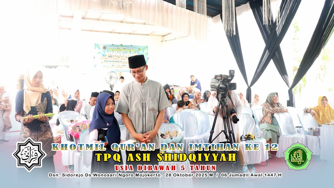 Prosesi tanya jawab khataman ke 12 balita Robiul akhir 1447