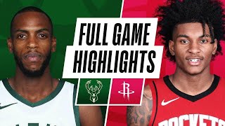 NBA GAME RECAP | Bucks vs Rockets | April 29, 2021