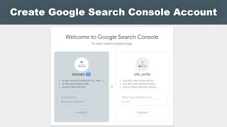 How To Create Google Search Console Account for Your Website ( Blogger + WordPress )
