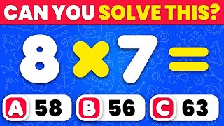 Can You Pass This Maths Quiz...? ➗✖️🧠 | Easy, Medium, Hard, Impossible | Quiz Blitz