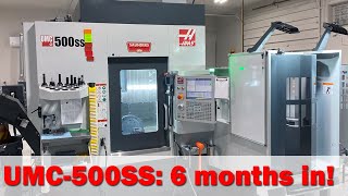 Haas UMC500SS with 10 pallet pool!  Why We Bought & 5Axis Training Classes!