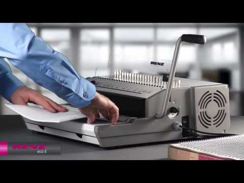 Renz Eco E Electric 2:1 Punch & Manual Binding Machine