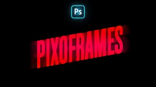 How to create MOTION BLUR Text effect | Photoshop Tutorial