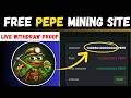 New Pepe Coin Mining Website 2026  🤑 | Crypto Cloud Mining | New Crypto Mining Platform