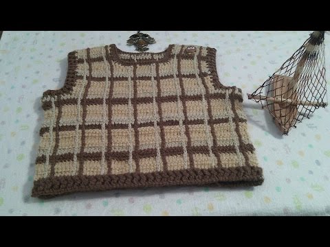 PARTE 1 DE 2 CHALECO UNISEX CON CAPUCHA A CROCHET., Labores Angélika