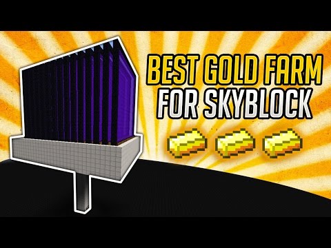 minecraft-best-gold-farm-for-skyblock