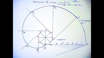 how to draw involute of a circle || Engineering Drawing || All In One ||