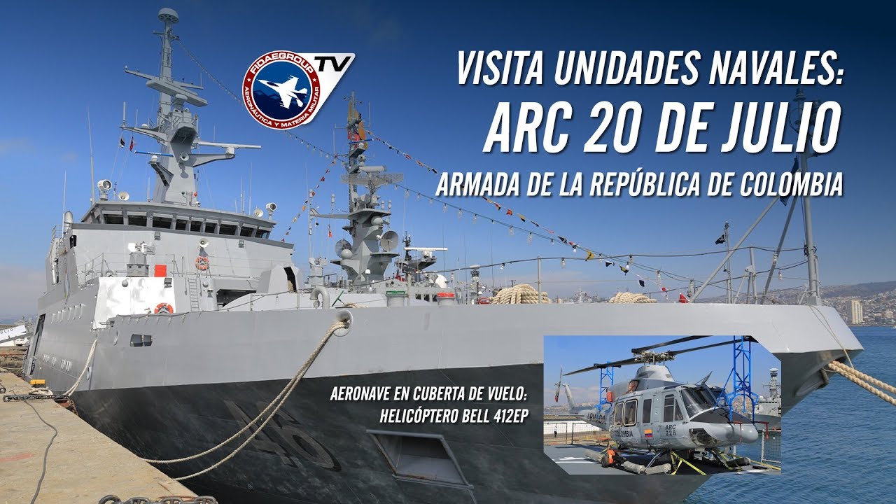 Conociendo el Patrullero Oceánico ARC 20 de Julio en Exponaval 2018