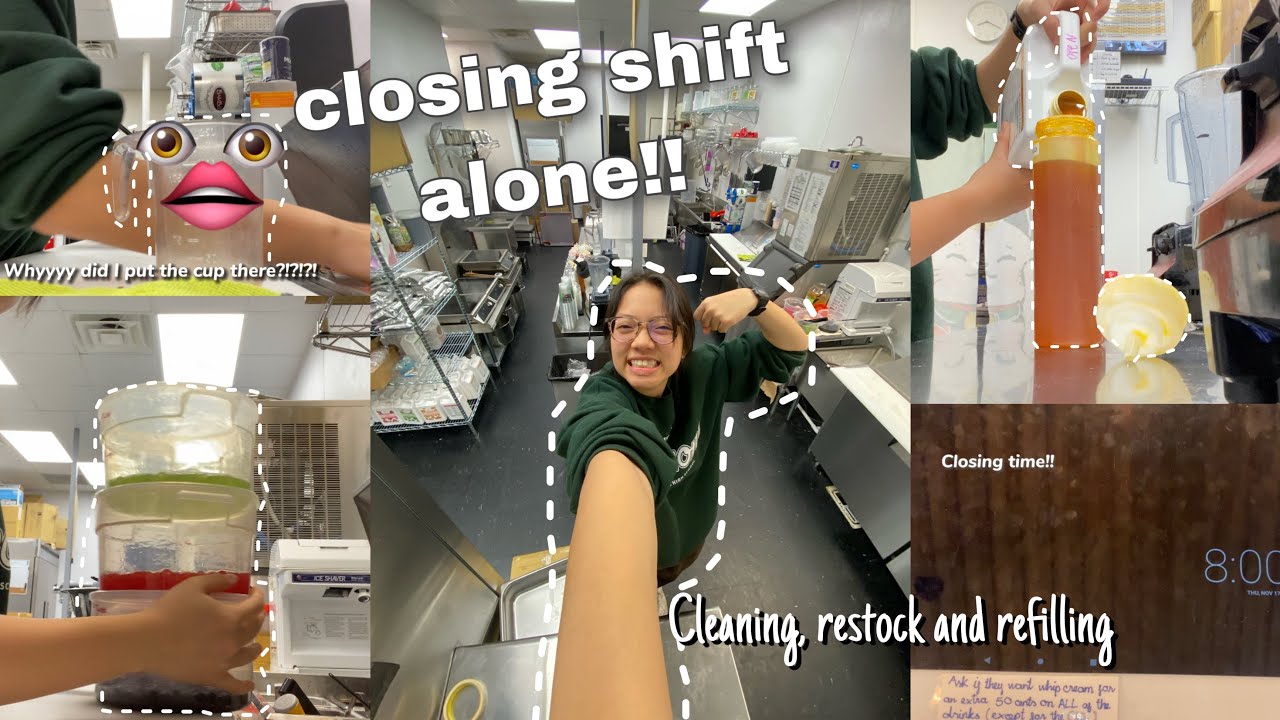 Working vlog: my closing routine!! - YouTube
