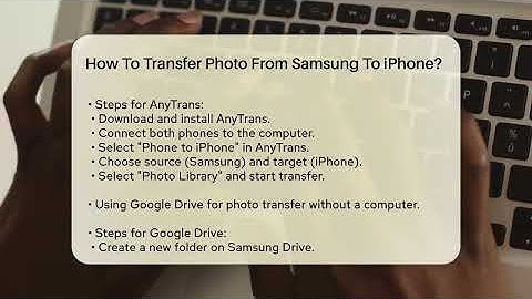 How To Transfer Photo From Samsung To iPhone? - Talking Tech Trends