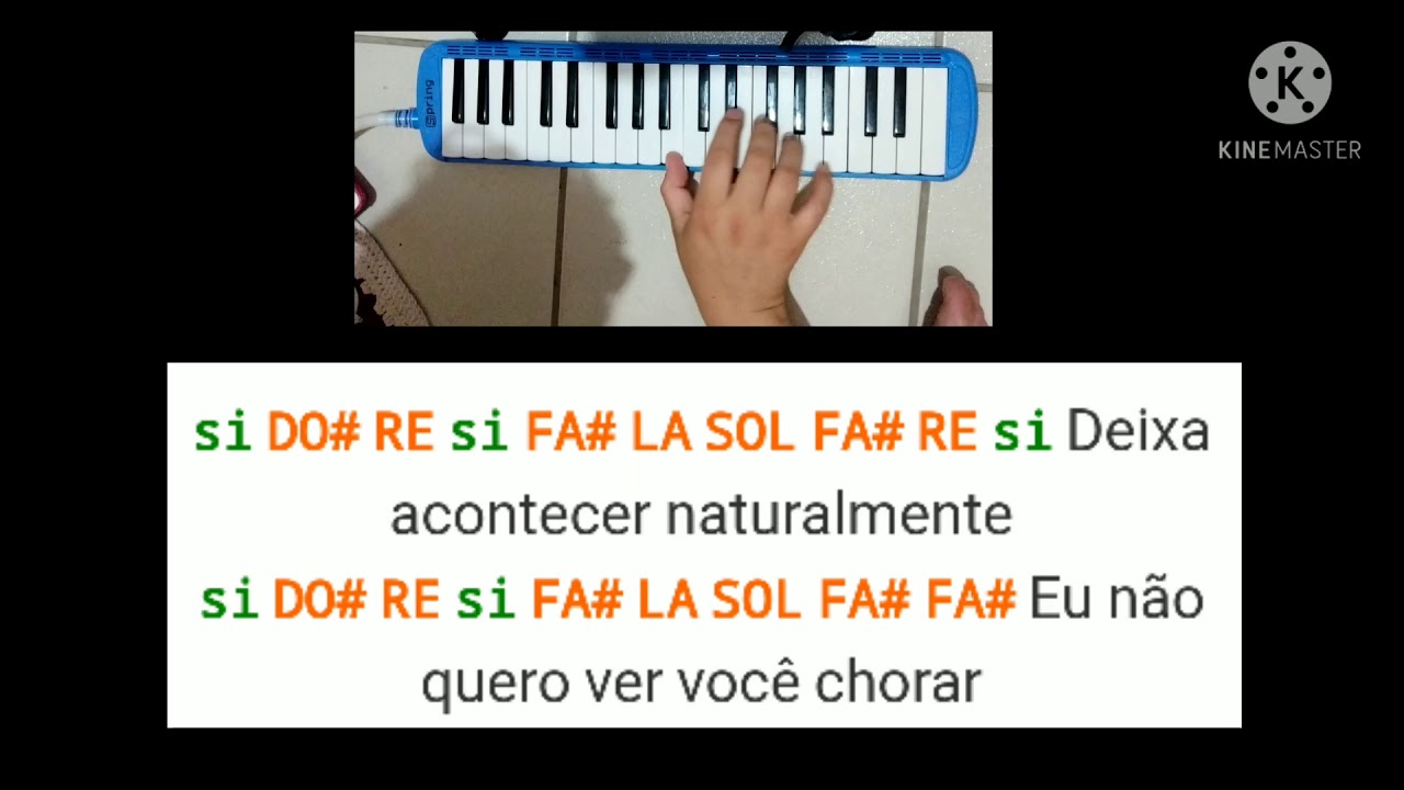 Deixa Acontecer (Grupo Revelação) na Escaleta com cifra melódica na