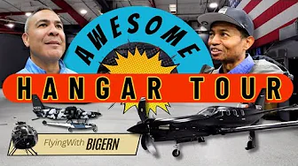 Hangar tour with Plane Junkies!