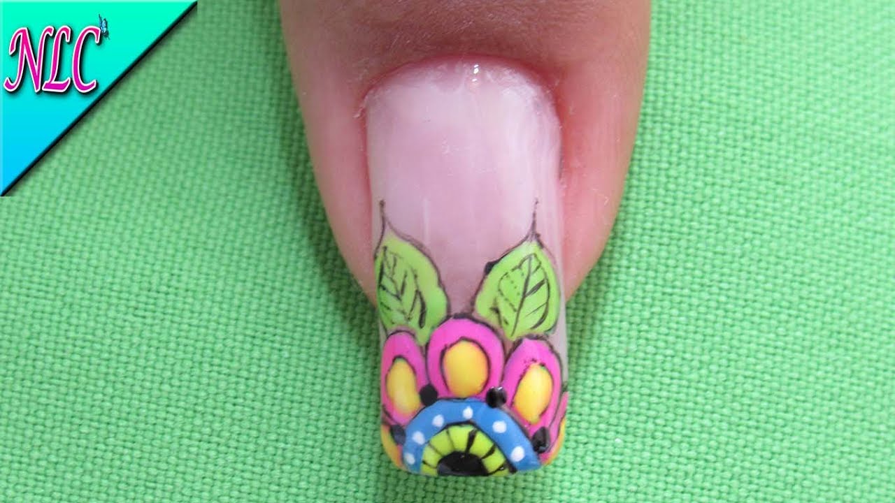 DECORACION DE UÑAS MANDALAS ♥ - MANDALAS NAIL ART ♥ - COMO hacer MANDALAS  en las UÑAS ♥ - NLC - YouTube