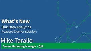 What's new in Qlik September 2020 release - Feature demonstration