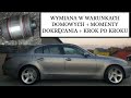 TULEJA PŁYWAJĄCA TYŁ. WYMIANA BEZ PODNOŚNIKA. BMW E60 2004'. LOWER BALL JOINT ROSE BUSH REPLACEMENT.