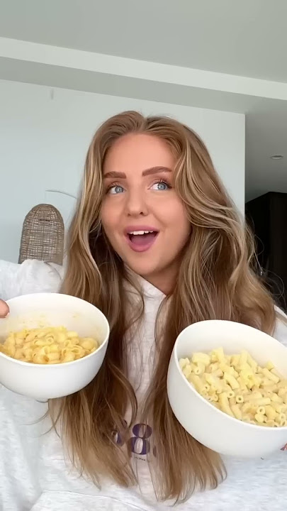 testing ✨vegan✨ vs. normal mac & cheese 🤢