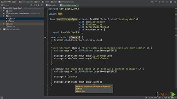 6.3  Testing FSM   Learning Akka