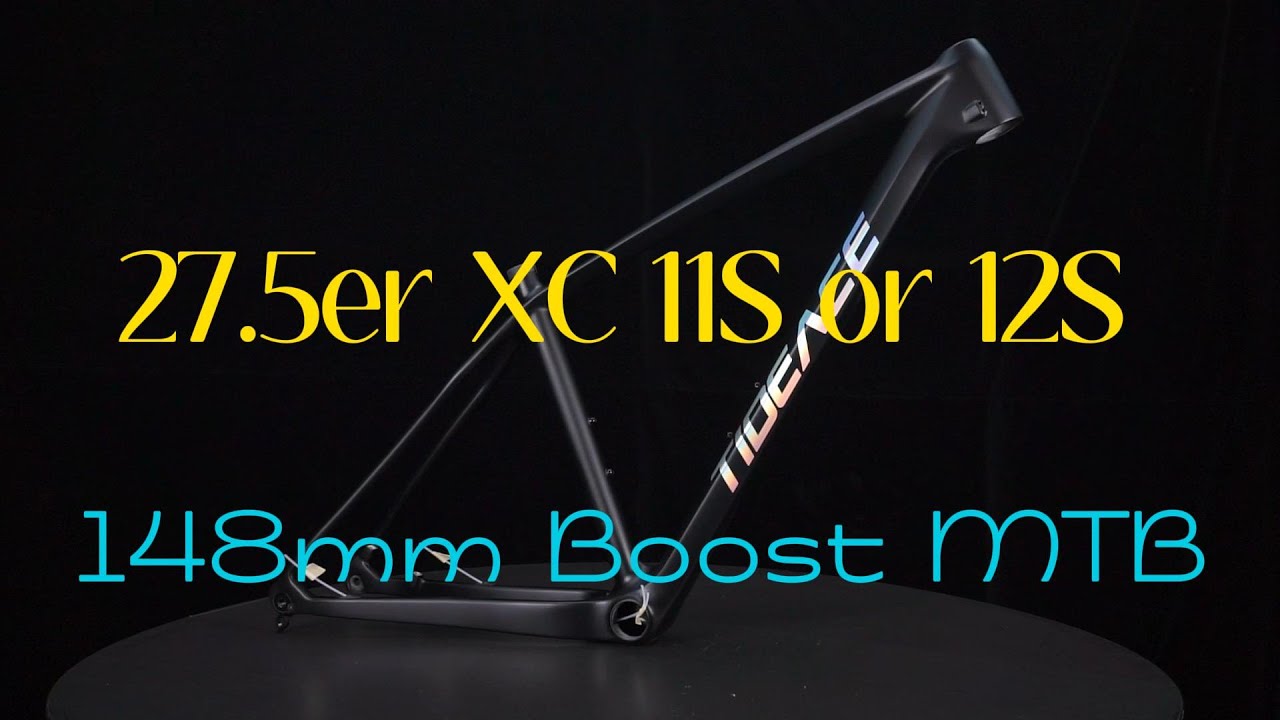 Building Perfect Mountain Bike with This 148mm BOOST MTB 27.5er Carbon Fiber Hardtail Frame