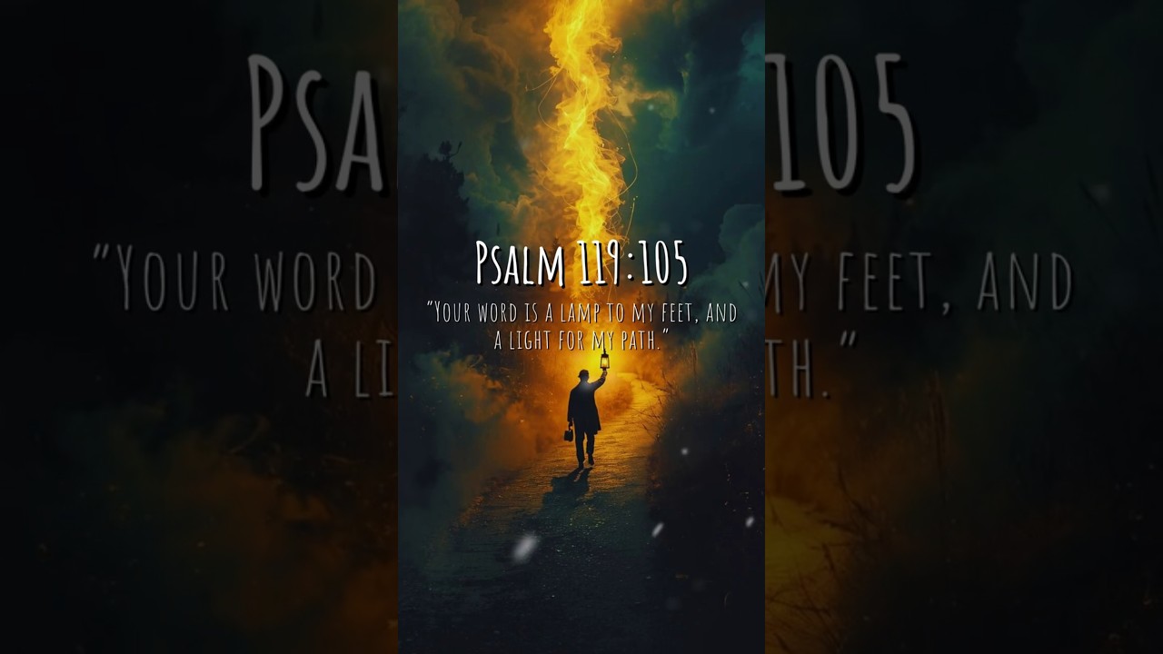 ✝️ Ежедневный библейский стих | Псалом 119:105 «Путеводный свет» 