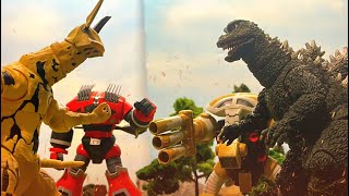 GODZILLA VS ELEKING EPIC STOPMOTION BATTLE!!!
