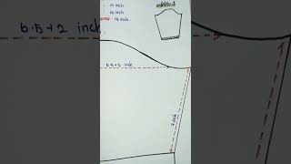 size 32- measurement for blouse hand part
