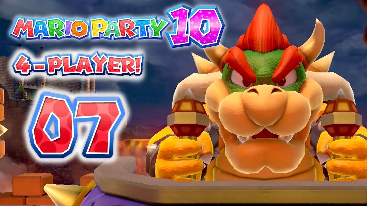 Mario Party 10: Part 7 - Chaos Castle! (4 Player)