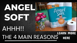 Angel Soft Toilet Paper, 8 Mega Rolls = 32 Regular Rolls, Soft and Strong Toilet Tissue screenshot 2
