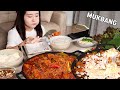 요리 먹방 :) 콩불 치즈볶음밥 먹기 위해 만든 매콤한 콩나물 불고기 ~ | spicy bean sprouts bulgogi | cheese fried rice | mukbang.