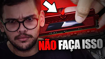 O que deve ser feito antes da instalação de memória RAM na placa-mãe *?
