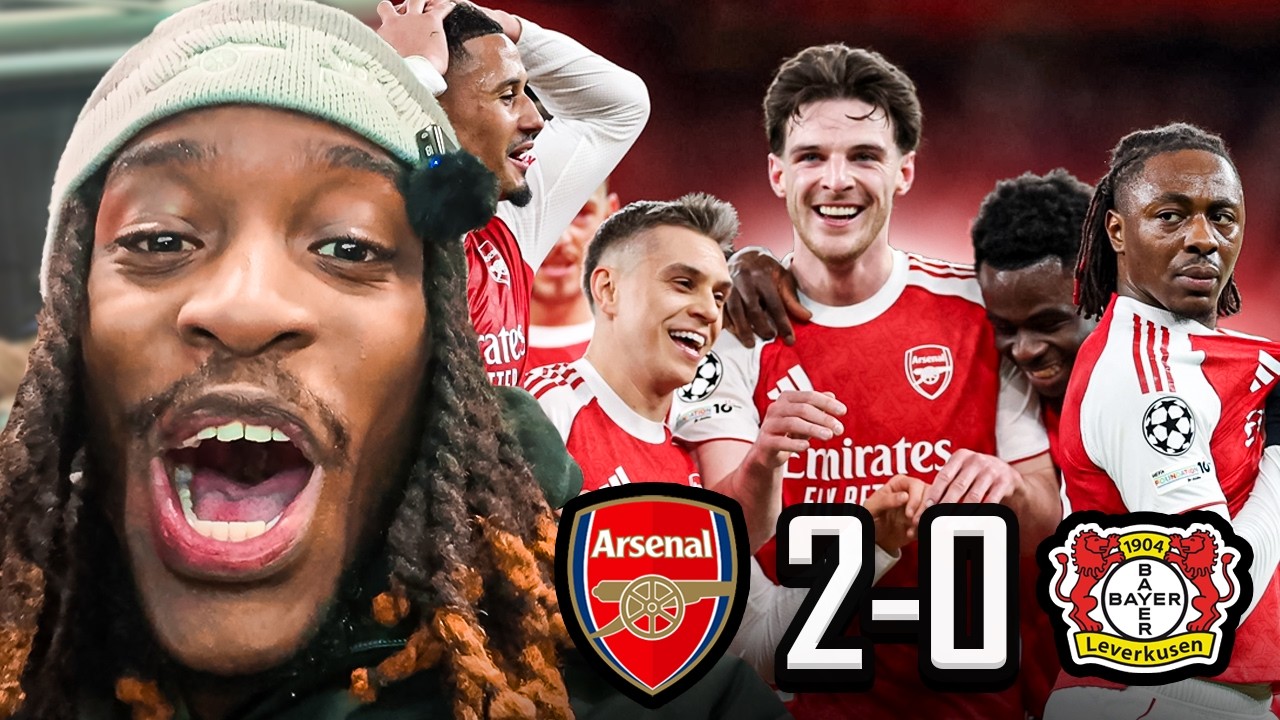 EMIRATES ERUPTS! Eze Stuns, Rice Finishes Off Leverkusen | Champions League Vlog