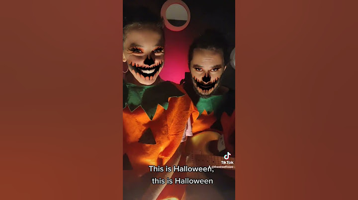 This is by far the weirdest thing we've done. Happy Halloween 🎃#thenightmarebeforechristmas