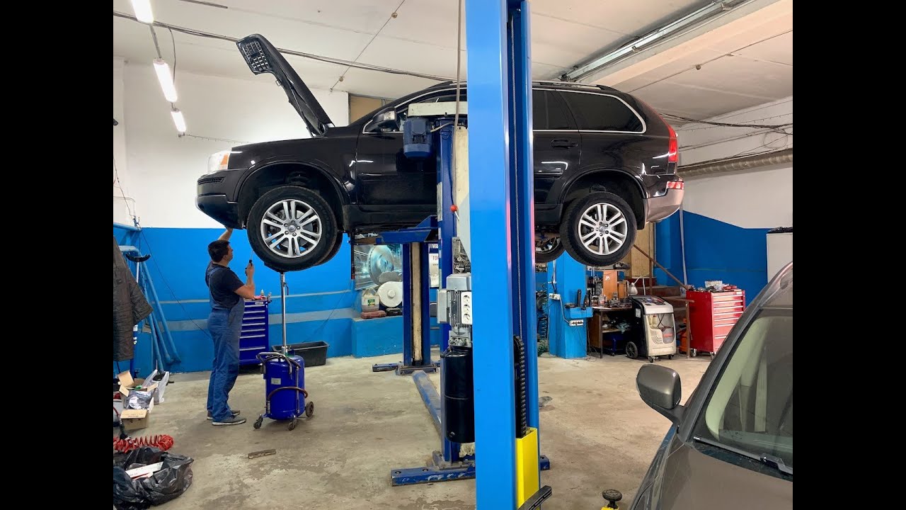 Замена ремня грм и помпы системы охлаждения на дизельном Вольво хс90 ...