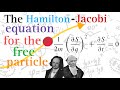 Another way to see the free particle (the Hamilton-Jacobi way)