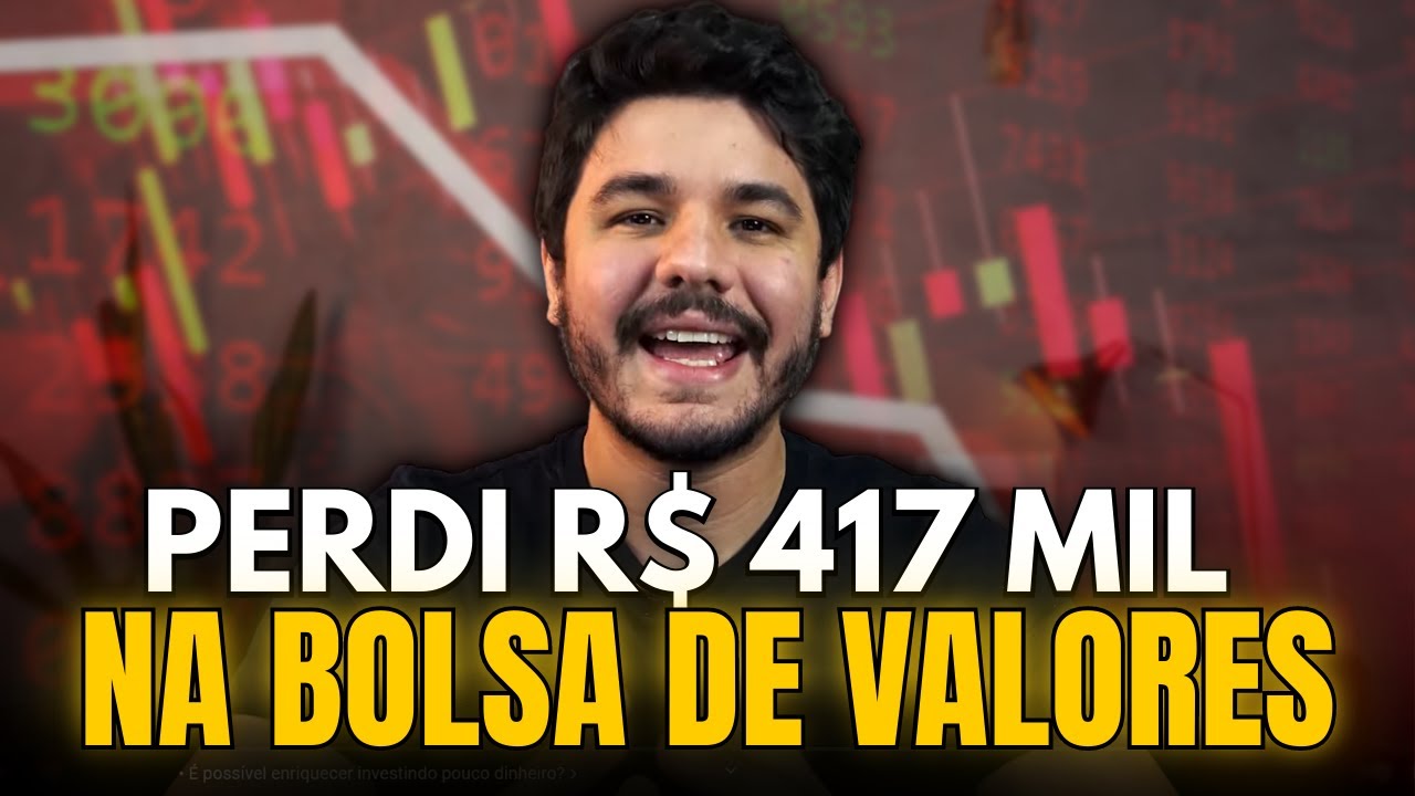 PERDI R$ 417 MIL NA BOLSA DE VALORES - Na Reta #38 - YouTube