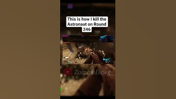 HOW TO KILL THE ASTRONAUT ON ROUND 245 #blackops3 #callofduty #moon #codzombies #bo3zombies #gaming