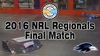 2016 National Robotics League - Kansas City Regionals - Final Match