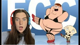 REACTING TO FUNNIEST FAMILY GUY CLIPS!!