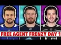 2021 NHL FREE AGENT FRENZY DAY ONE REVIEW