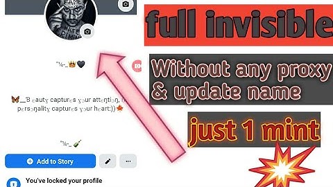 How to we create full invisible fb account 😍 || Without any proxy & update name....