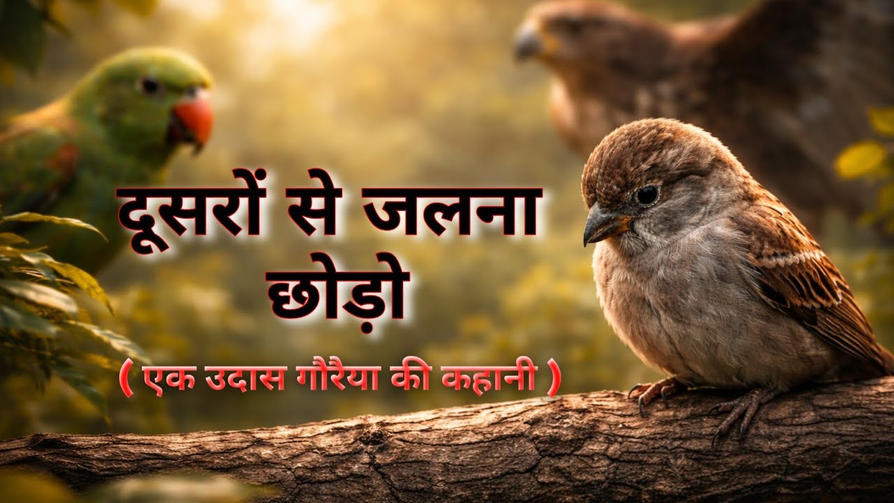 खूबसूरती नहीं,काबिलियत काम आती है | दूसरों से तुलना मत करना |The Story Of a Sad Sparrow |Hindi Story