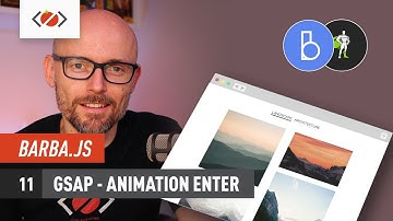 Barba.js with GSAP - 11. animationEnter timeline