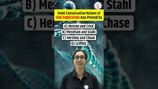 Semi Conservative DNA Replication🧬 #dnareplication #dna #biologyfacts #aiimsnursing #ruhscuet2026