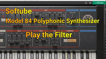 Softube - Model 84 Polyphonic Synthesizer  Play the Filter