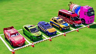 GO GAME - TRANSPORTING POLICE CARS, AMBULANCE VEHICLES, FIRE TRUCK WITH MAN TRUCK ! FS22 #98 screenshot 5
