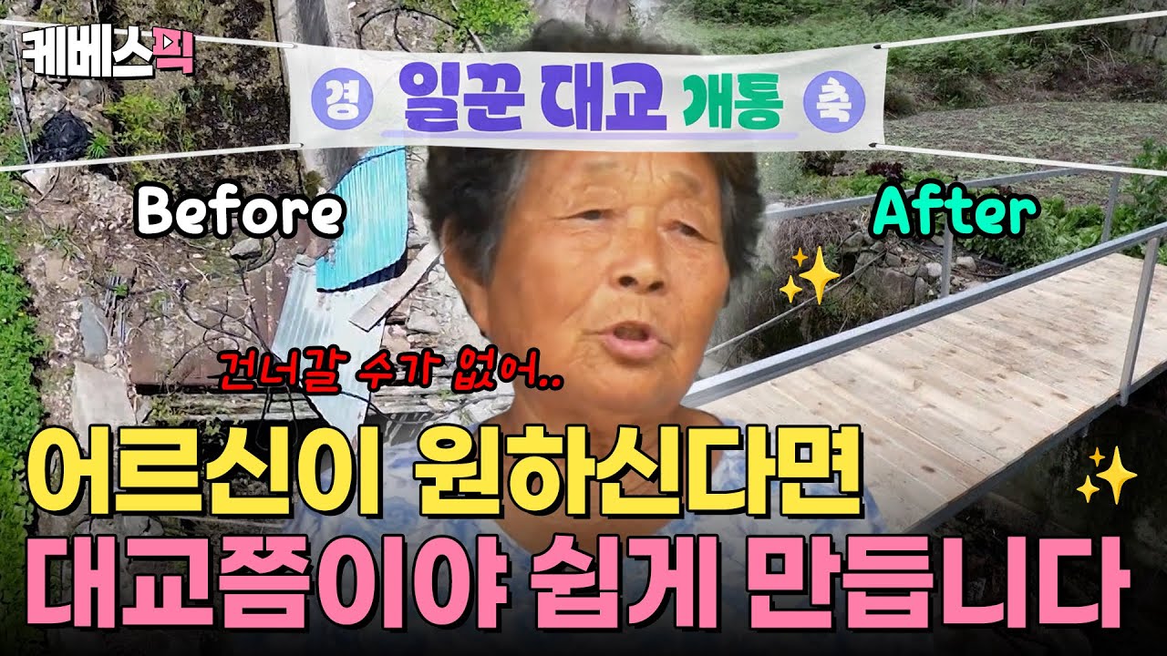 밭으로 가는 시간 단축!⏳ 다리도 순식간에 만드는 일꾼 삼총사💥 #일꾼의탄생2 | KBS 250716 방송