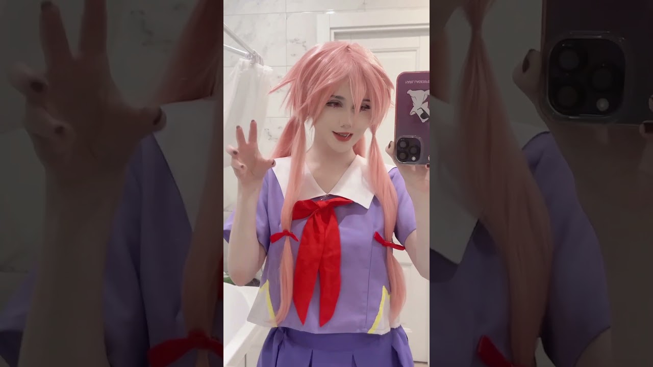 Yuno Gasai 💓 Cosplay #animecosplay cosplay #cosplayer #anime #cosplaygirl #futurediary #yunogasai