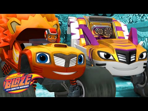 Wild Wheels Song w/ Blaze & Crusher! | Blaze and the Monster Machines