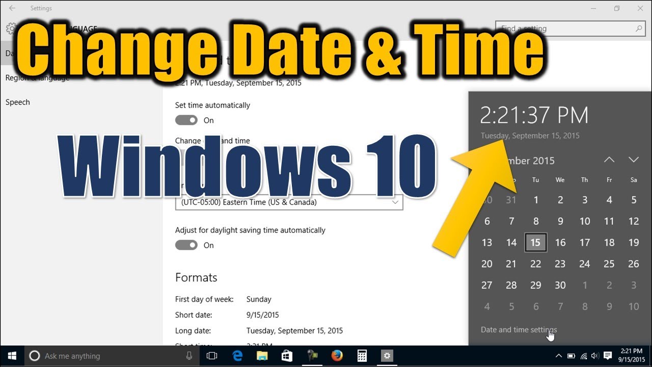 How to change the time on your laptop - Help Tricks 2024